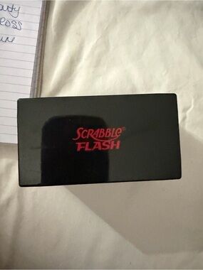 Scrabble Flash Electronic Word Game - Black with Red Logo